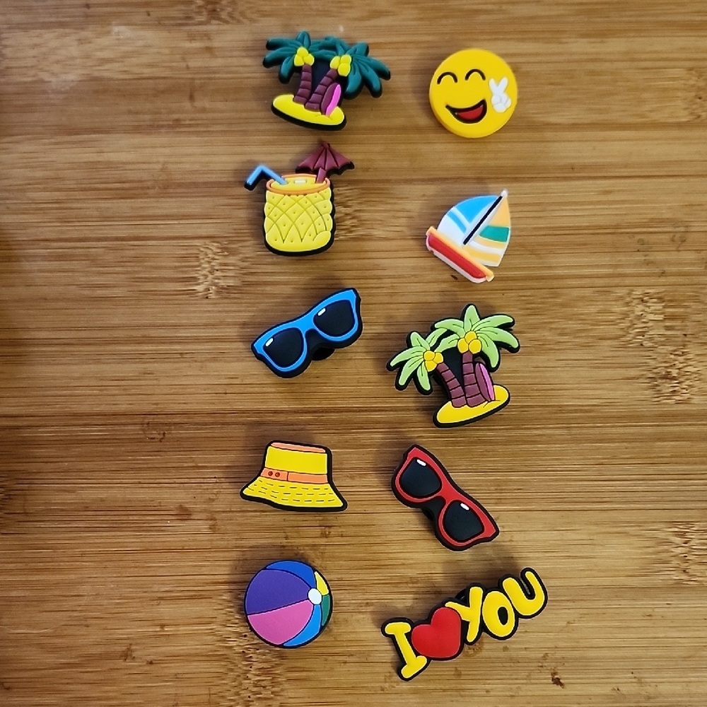 Summertime Croc Charms/Jibbitz